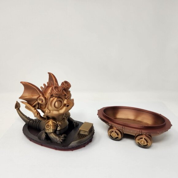 Steampunk Baby Dragon Keepsake Trinket Box (n) - Picture 3 of 8